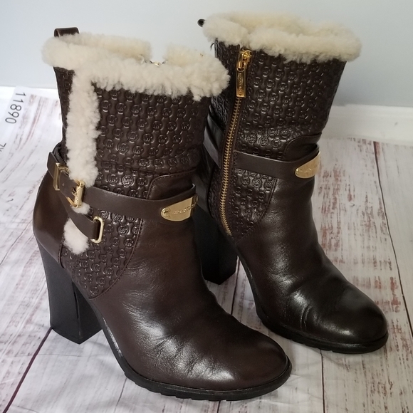 MICHAEL Michael Kors Leather Heeled Boots - Picture 6 of 16